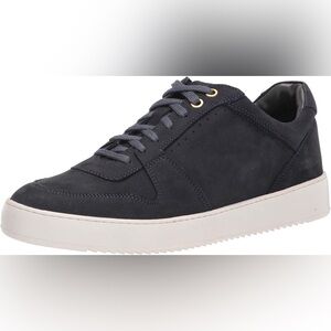 Crevo Men's Leather Navy Siggy Dress Sneakers Size 11
